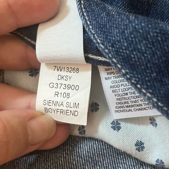 Lucky Brand Sienna Slim Boyfriend Distressed Jeans Size 10/30 - Picture 9 of 10
